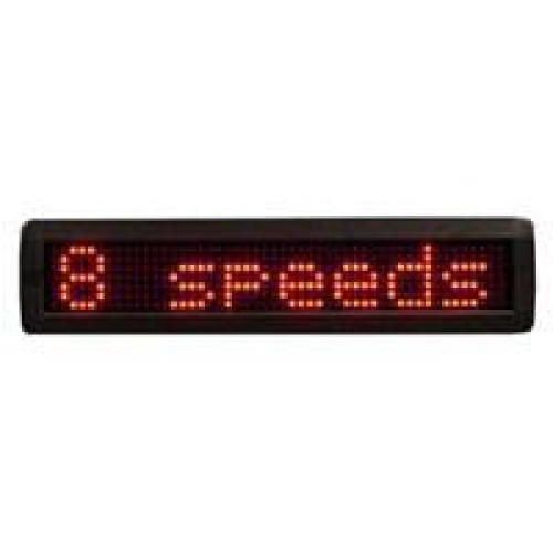 Led moving message display